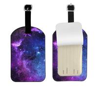Universo Galaxy Star Space Print Valigie Tag Borse Da Viaggio Elegante Etichetta Bagagli 4.3 x 2.76 Pollici Protezione Privacy