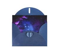 Universo Galaxy Star Space Printing White Pearl Paper biglietto di auguri, design unico biglietti di auguri, buste per ringraziamento, inviti
