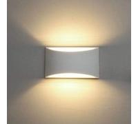 Universo Led - Applique da Parete in Gesso Doppia Emissione Verniciabile - Attacco 1xG9 Moderno per Illuminazione Interni