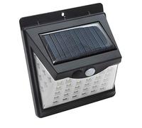 Faretto faro solare 40 LED sensore crepuscolare luce barca camper giardino IP65