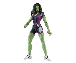 Universo Marvel Hasbro Avengers Marvel Legends Series MCU Disney Plus She-Hulk Action 15 cm Giocattolo da Collezione, Include 2 Accessori e 1 Build-A-Figure, Multicolore, F3854