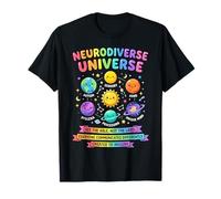 Universo Neurodiverso Autismo ADHD Dislessia Mente Unica Maglietta