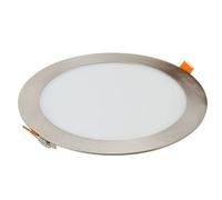 UNIVERSO PANNELLO LED SMD ROTONDO 18W DA INCASSO SATINATO ULTRA SLIM COMPLETO DI DRIVER 3000K - 4000K - 6500K (BIANCO FREDDO)