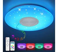 Universo Plafoniera LED 3in1 RGB 62W Circolare Cielo Stellato Bluetooth Altoparlante A+