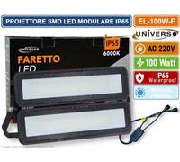 Faro LED modulare esterno faretto impermeabile IP65 staffa luci giardino tabelle [EEK: F]