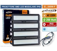 Faro LED modulare esterno faretto impermeabile IP65 staffa luci giardino tabelle [EEK: F]