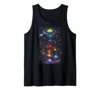 Universo Psichedelico Hippie Trippy Arte Estetica Canotta