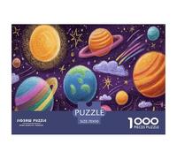 Universo Puzzle 1000 Pezzi Gioco di Sfida per Adulti e Bambini Carino Gioco di Puzzle Sfida Educativa Regalo per la Decorazione Domestica 70x50cm 1000pcs