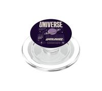 Universo Spazio Pianeta Galassia Astronomia Cosmo Saturno PopSockets PopGrip per MagSafe
