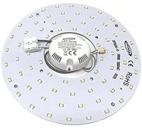 UNIVERSO SRL Ricambio LED Universale per Plafoniere - Circolina con Magnete - 22W - Luce Calda 3000K - 72 LED - 220 volts - Diametro 19 cm