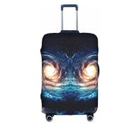 Universo Via Lattea Galaxy Stampa Cerniera Nascosta Copertura Decorativa Valigia Copertura Lavabile Viaggio Bagaglio Protector, bianco, XL