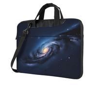 Universo Via Lattea Galaxy Stampa Conveniente Laptop Borse Elegante E Protettivo Computer Bag Stile Unico, Nero , 15.6 inch