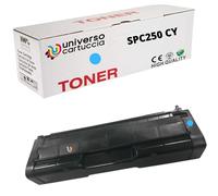 Universocartuccia® Toner CYAN 407544 Compatibile per Ricoh Aficio SP C250DN / Aficio SP C250SF / SP C260SFNw / SP C261SFNw /SP C260DNw / SP C261DNw (CYAN)