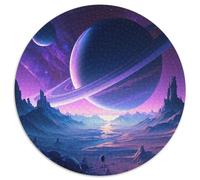 Universum-Planeten-Puzzle 1000 Teile für Erwachsene. Schwierige Puzzles für Erwachsene. Familieninteraktion und lustiges Geschenk. Lebendiges abstraktes Design. 1000 Teile (67,5x67,5cm)