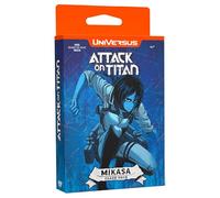 UniVersus Attack on Titan: Battle for Humanity - Clash Deck Mikasa - Deck Ready to Play Character Deck, gioco di carte collezionabili con licenza AOT