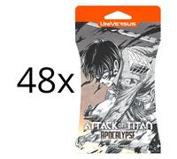 Universus TCG 48x Wrapped Booster ATTACK ON TITAN - APOCALYPSE - ENG PREORDER