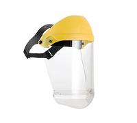 Univet | 699 Clear, Visiera protettiva, Sovrapponibile, Protezione Ottimale per Numerose Situazioni Lavorative (EN166, EN170), Giallo.