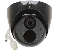 Uniview IPC3618SB-ADF28KM-I0-NERO Telecamera di Sicurezza Esterna 4K UHD con Illuminatore IR