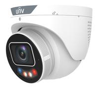 Uniview IPC3638SE-ADZKMC-WP-I1 Telecamera di Sicurezza Dome IP 4K UHD con Illuminazione IR e Luce Bianca