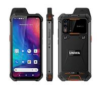 UNIWA W888 Zello Walkie Talkie 6,3 pollici Touch Screen Octa Core Processore 4GB RAM 64GB ROM rimovibile 5000mAh Versione globale 4G Android 11 NFC Smartphone (arancione)