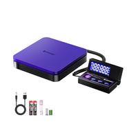UNIWEIGH Bilancia digitale per spedizioni 110lbs/0.1oz accurata, bilancia postale con 5 unità/LCD/tara/funzione Hold, spegnimento automatico, bilancia postale per pacchi piccole aziende/bilanci