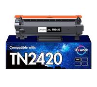Uniwork Compatibili Cartucce di Toner Sostituzione per Brother TN2420 TN-2420 TN2410 TN-2410 per MFC-L2710DW L2710DN L2730DW L2750DW DCP-L2510D L2530DW HL-L2310D L2350DW L2375DW (Nero, 1-Pack )