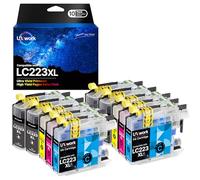 Uniwork LC223XL Compatibili Cartucce d'inchiostro Sostituzione per Brother LC223 per MFC J5320DW J4420DW J4620DW J4625DW J480DW J5620DW J5625DW DCP J4120DW J562DW (Nero Ciano Magenta Giallo, 10-Pack)