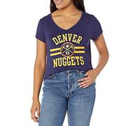 UNK da Donna S/S co-ed NBA Relaxed Fit Manica Corta, Collo a V Top, Donna, Co-Ed Top, Navy