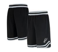 Unk NBA GSM3547F NBA Woven Team Logo Poly Mesh Basket Shorts Nero, Large