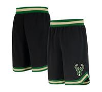 Unk NBA GSM3547F NBA Woven Team Logo Poly Mesh Basket Shorts Nero, XL