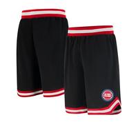 Unk NBA GSM3547F NBA Woven Team Logo Poly Mesh Basket Shorts Nero, XL