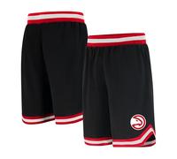 Unk NBA GSM3547F NBA Woven Team Logo Poly Mesh Basket Shorts Nero, XL