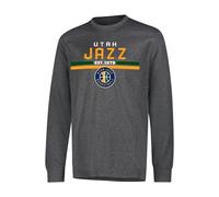 UNK NBA - Maglietta da Uomo ad Asciugatura Rapida, a Maniche Lunghe, Colore: Carbone, Uomo, DLM6886F-UJ-HCH-M, Heather Charcoal, M