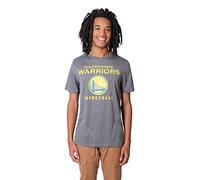 UNK NBA - Maglietta da Uomo ad Asciugatura Rapida, Colore: Carbone, Uomo, T-Shirt Performance Quick Dry Active Tee Shirt, Charcoal, Heather Charcoal, Large