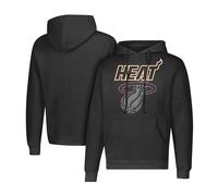 Unk NBA Primo Two - Felpa con Cappuccio da Uomo, in Pile NBA, Uomo, GHM1867F-MH-M, Nero, M