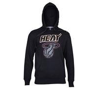 Unk NBA Primo Two - Felpa con Cappuccio da Uomo, in Pile NBA, Uomo, GHM1867F-MH-S, Nero, S
