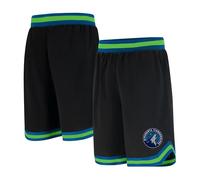Unk NBA Ultra Game GSM3547F NBA Woven Team Logo Poly Mesh Basket Shorts Nero, XL