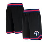 Unk NBA Ultra Game GSM3547F NBA Woven Team Logo Poly Mesh Basket Shorts Nero, XL