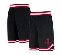 Unk NBA Ultra Game GSM3547F NBA Woven Team Logo Poly Mesh Basket Shorts Nero, XL