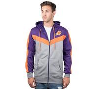 UNK NBA Ultra Game Uomo GZM2948 F NBA della Squadra di Taglio Colore a Contrasto con Cappuccio e Zip Intera, Uomo, GZM2948F, Deep Purple, M