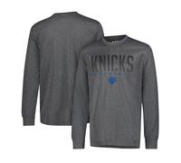 Unk NBA Ultra Game Uomo VLM0291 F NBA Performance Poly t-Shirt a Maniche Lunghe, Grigio Antracite, Uomo, VLM0291F, Heather Charcoal, L
