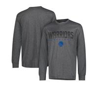 Unk NBA Ultra Game Uomo VLM0291 F NBA Performance Poly t-Shirt a Maniche Lunghe, Grigio Antracite, Uomo, VLM0291F, Heather Charcoal, XL