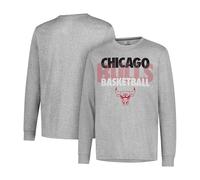 UNK Supreme NBA l/s Tee, Uomo, GLM1861F-CB-Medium, Heather Gray, M