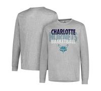 UNK Supreme NBA l/s Tee, Uomo, GLM1861F-CH-Medium, Heather Gray, M