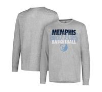 UNK Supreme NBA l/s Tee, Uomo, GLM1861F-MG-XLarge, Heather Gray, XL