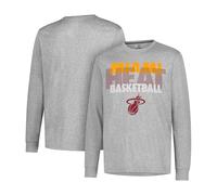 UNK Supreme NBA l/s Tee, Uomo, GLM1861F-MH-XLarge, Heather Gray, XL