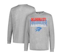 UNK Supreme NBA l/s Tee, Uomo, GLM1861F-OK-Medium, Heather Gray, M