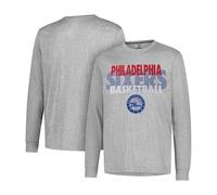 UNK Supreme NBA l/s Tee, Uomo, GLM1861F-PH-Large, Heather Gray, L