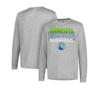UNK Ultra Game Supreme NBA l/s Tee, Uomo, GLM1861F-MT-Large, Heather Gray, L