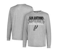 UNK Ultra Game Supreme NBA l/s Tee, Uomo, GLM1861F-SA-XLarge, Heather Gray, XL